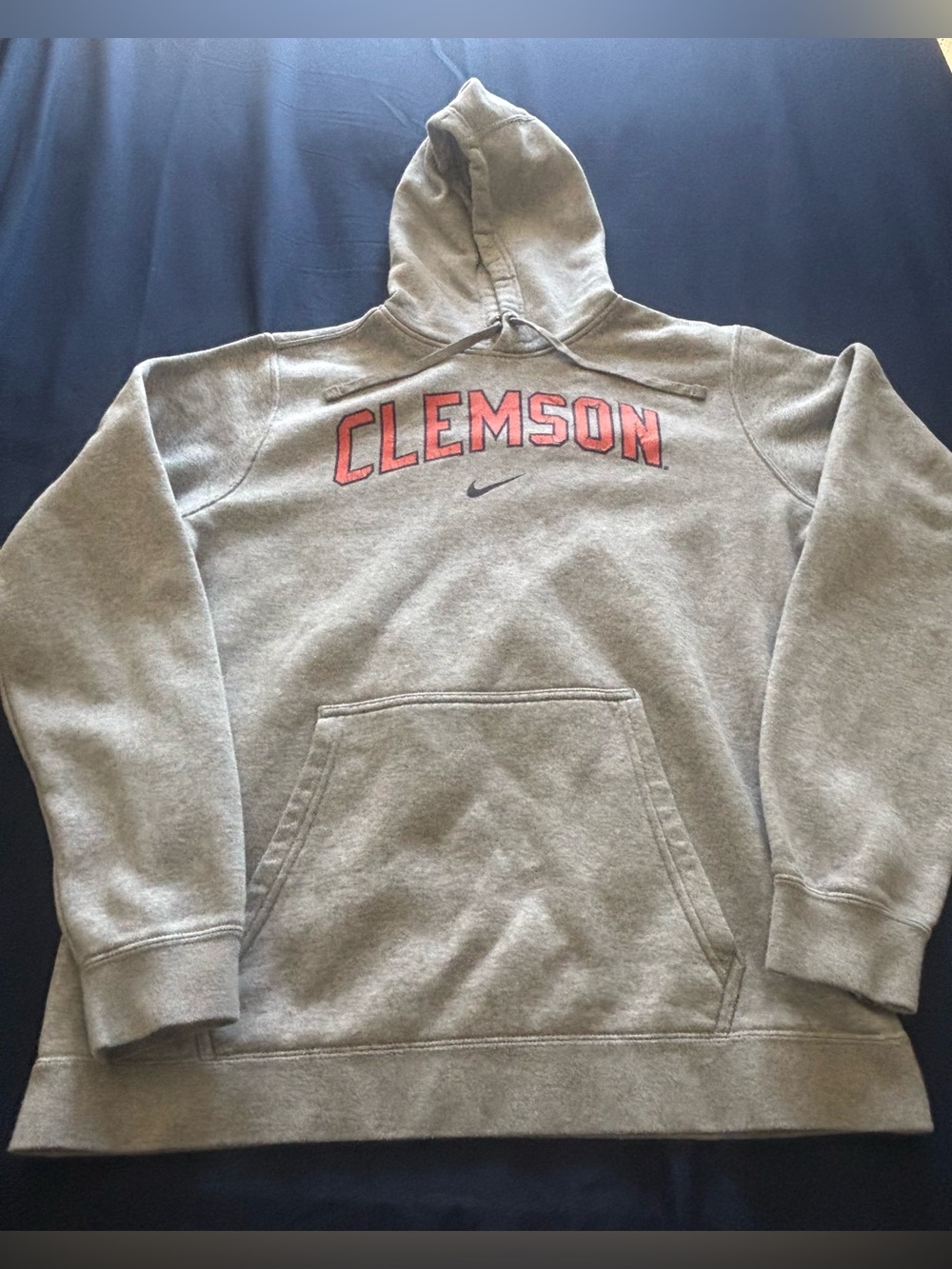 Nike Center Swoosh Clemson University Hoodie Size Medium